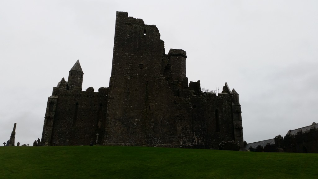 The structures of the Rock from inside the site.Cork day trip