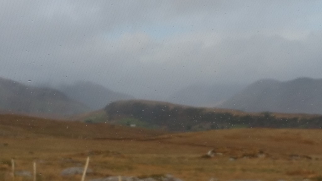 Rain clouds over the mountains, almost like another worldly presence!, Connemara Galway day trip