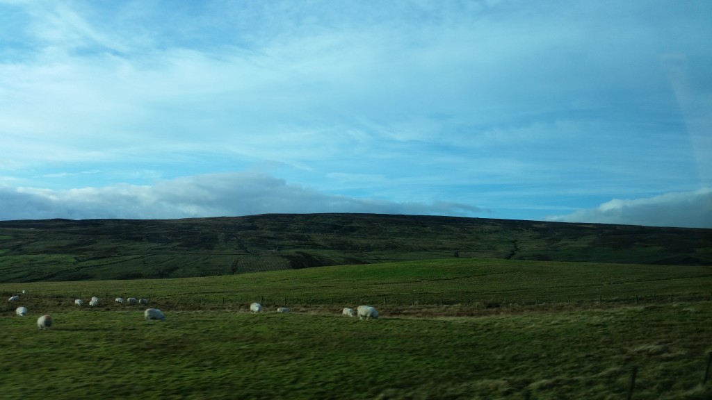 View over one of the Antrim Glens, giants causeway from Dublin