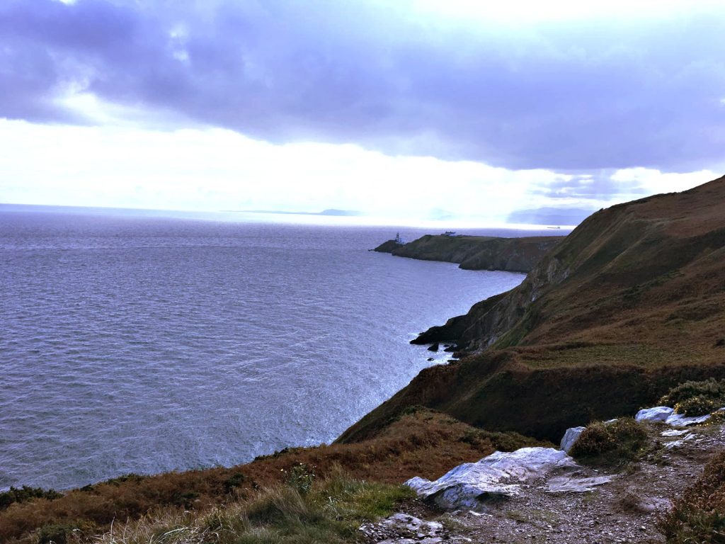 view from Howth City's cliff