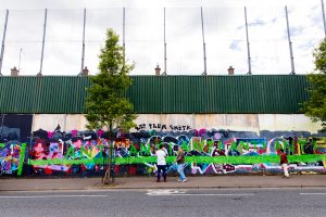 Belfast City Peace wall